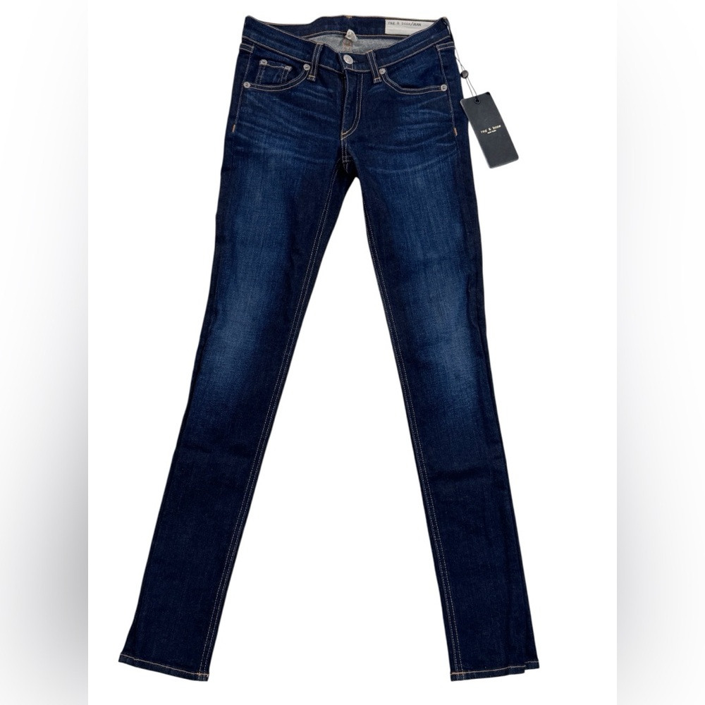 NWT Rag & Bone Cate Mid-Rise Ankle Skinny Jeans In Kensington Size 24